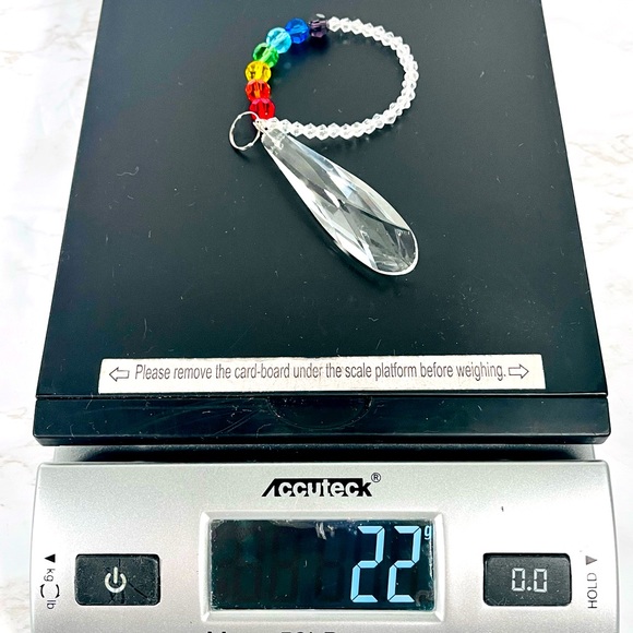 Crystal Chakra Rear View Mirror Car Charm - Picture 5 of 5